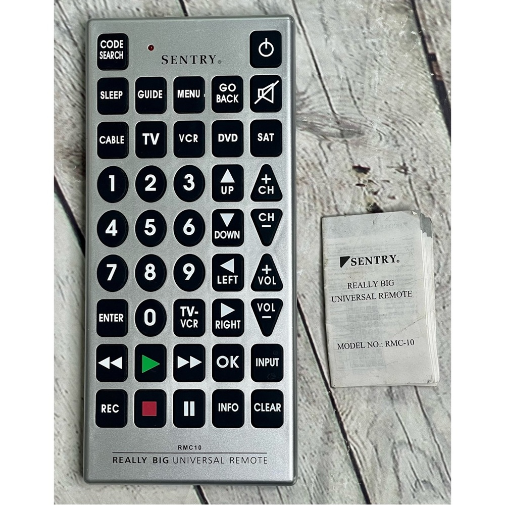 Sentry Really Big Universal Remote